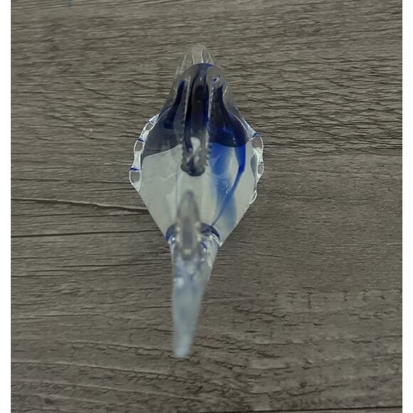 Hand Blown Glass Dolphin Figurine 1.5” - Picture 3 of 3